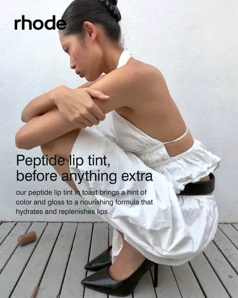 A rhode post made in Keeng: peptide lip tint, before anything extra