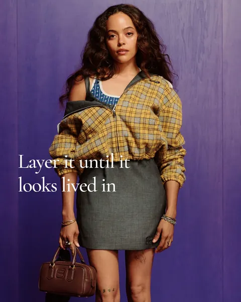 A Miu Miu post made in Keeng: layer it until it looks lived in
