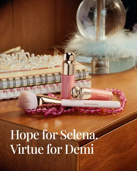 A Rare Beauty post made in Keeng: Hope for Selena, Virtue for Demi